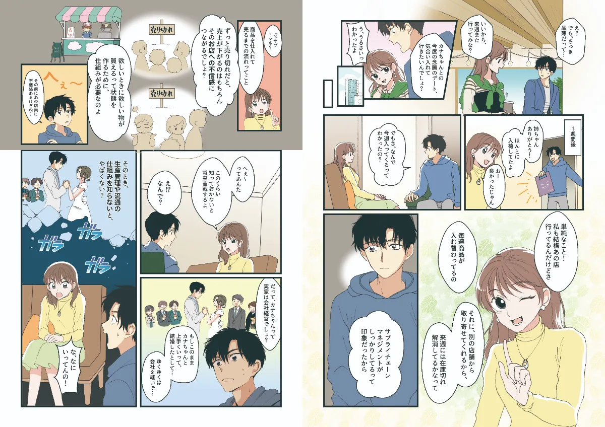 マンガでわかる経営工学化の魅力 制作イメージ